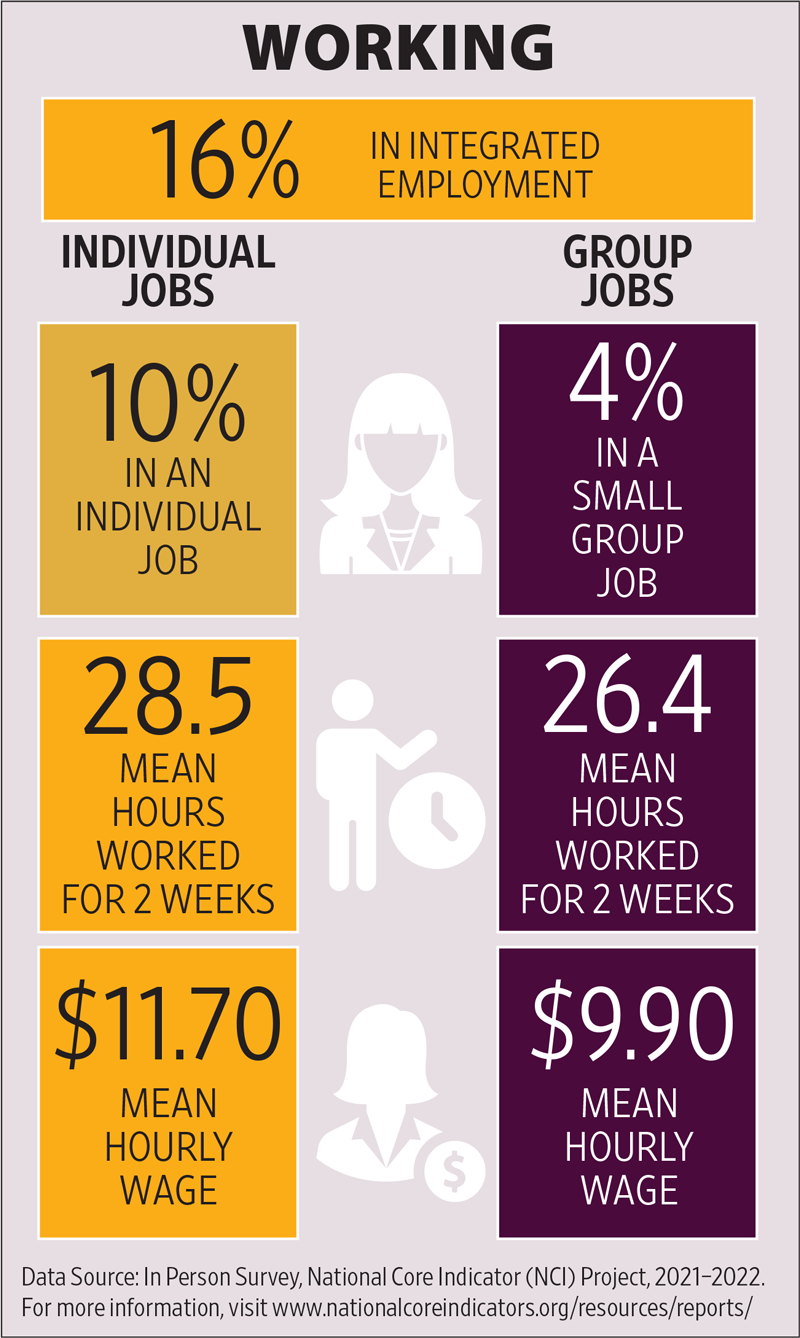 Infographic about competitive integrated jobs